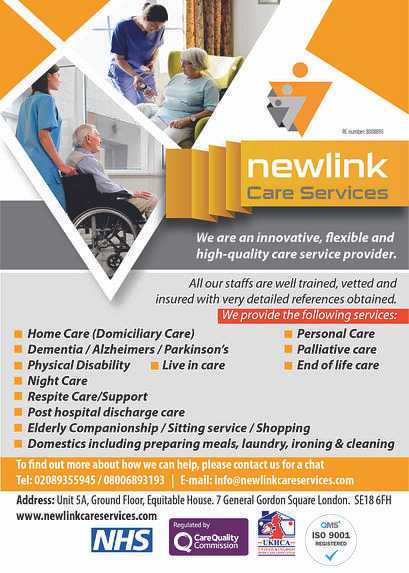 Newlink Care Services cover