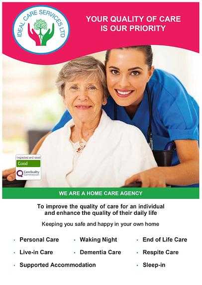 Ideal Care Services Limited cover
