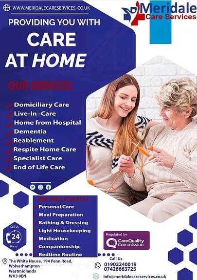 Meridale Care Services Ltd cover